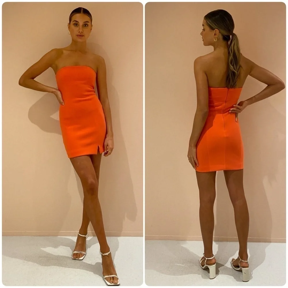 BEC + BRIDGE Cecily Mini Dress in Blood Orange ๐ size 4 - Picture 2 of 16